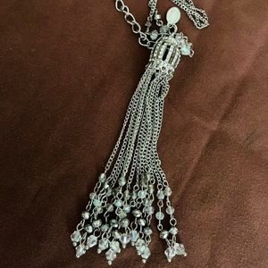 Necklace with crystals